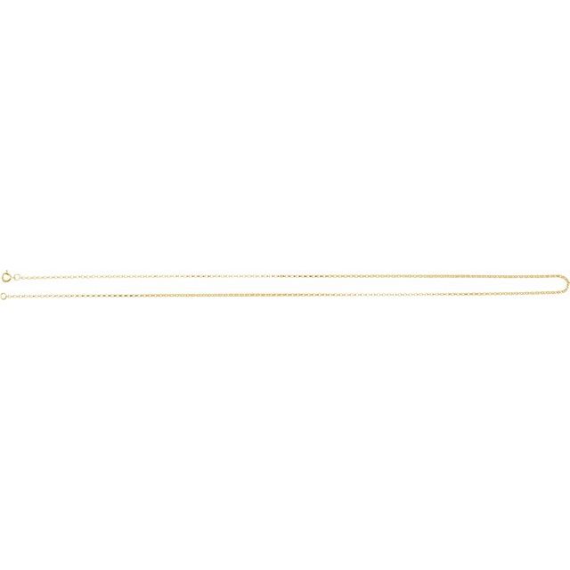 14K Gold 1.1 mm Rolo Chain