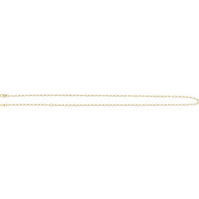 14K Gold 1.5 mm Figaro Chain