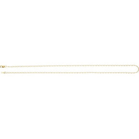 14K Gold 1.5 mm Figaro Chain