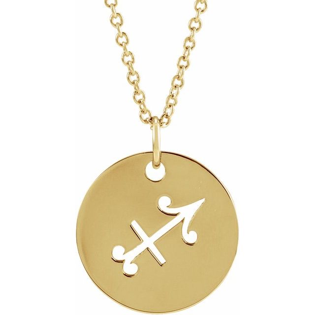 Sagittarius zodiac deals sign necklace