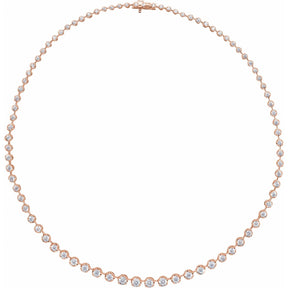 Tara Lab Diamond Tennis Necklace