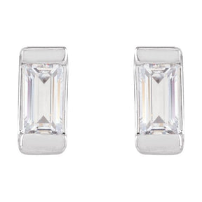 14K Gold Lab-Grown Diamond Earrings