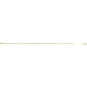 14K/18K Gold 1 mm Cable Chain