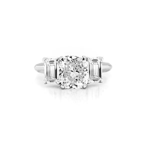 Charlotte Three Stone Diamond Engagement Ring