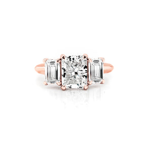 Charlotte Three Stone Diamond Engagement Ring