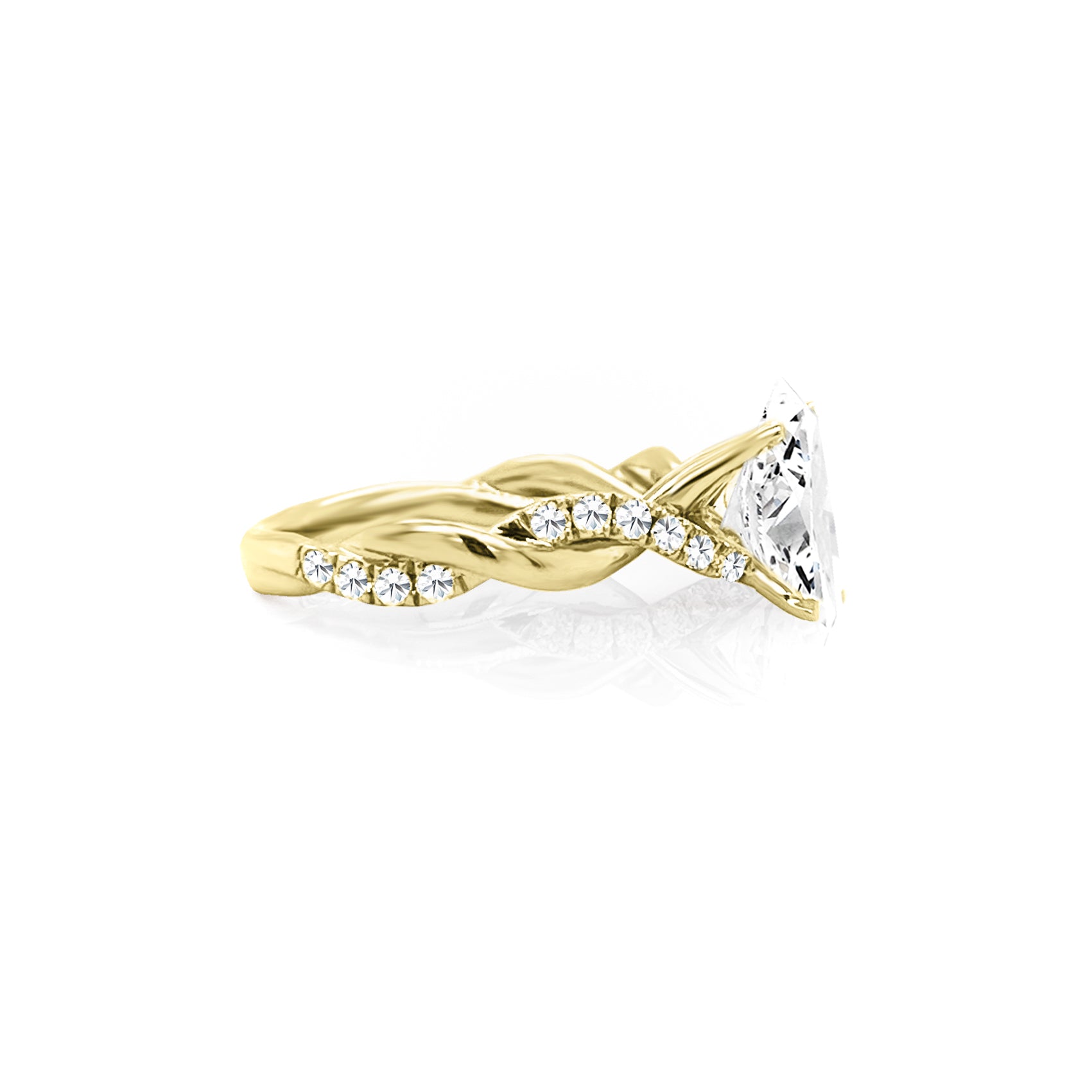 Ivy Twisted Vine Diamond Engagement Ring