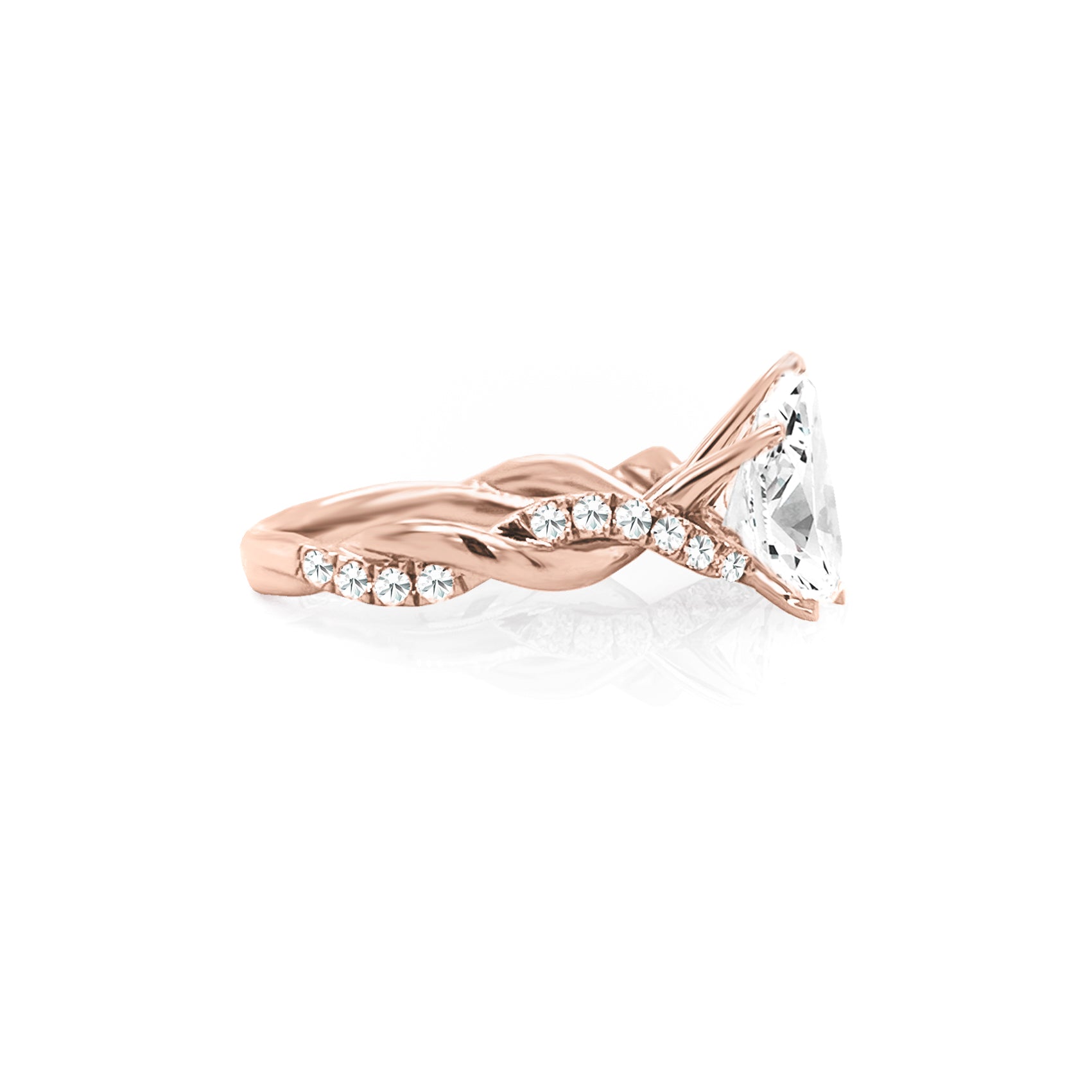 Ivy Twisted Vine Diamond Engagement Ring