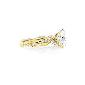 Ivy Twisted Vine Diamond Engagement Ring