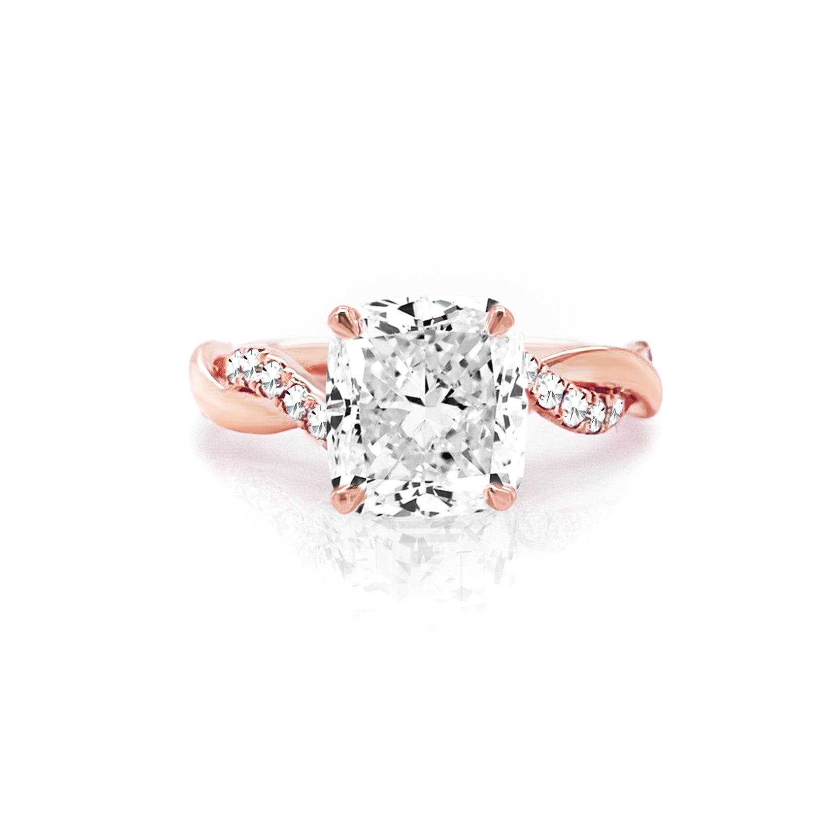 Ivy Twisted Vine Diamond Engagement Ring