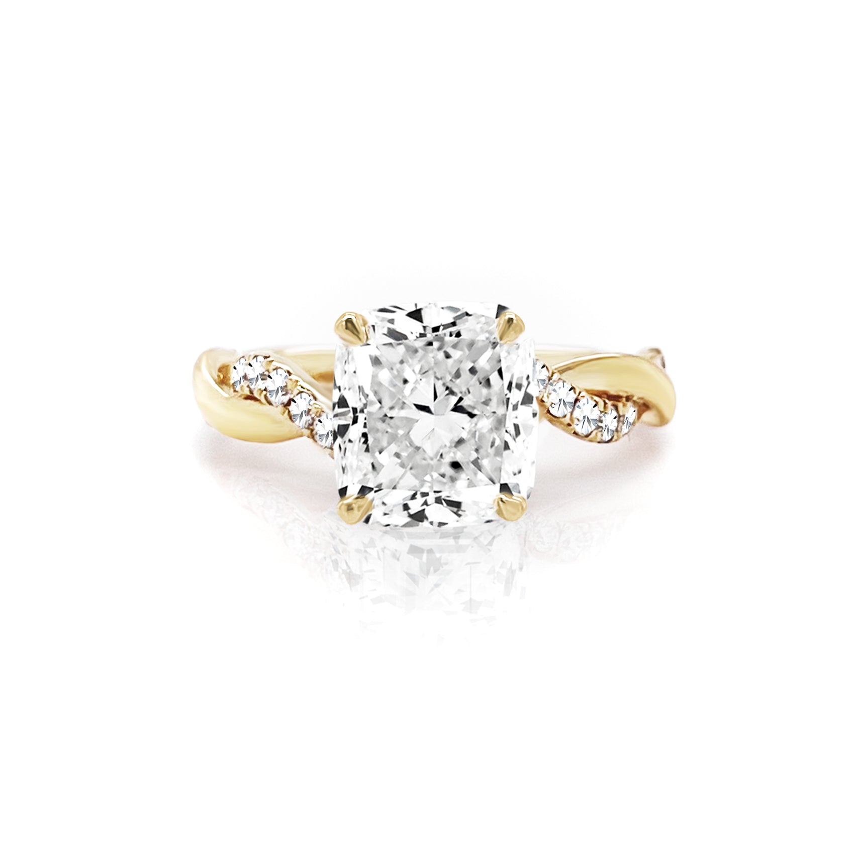 Ivy Twisted Vine Diamond Engagement Ring