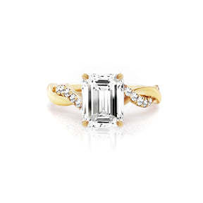Ivy Twisted Vine Diamond Engagement Ring