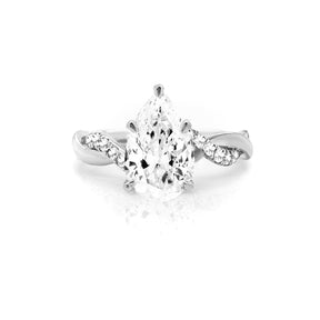 Ivy Twisted Vine Diamond Engagement Ring