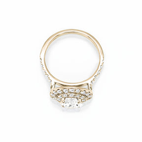 Delia Halo Diamond Engagement Ring