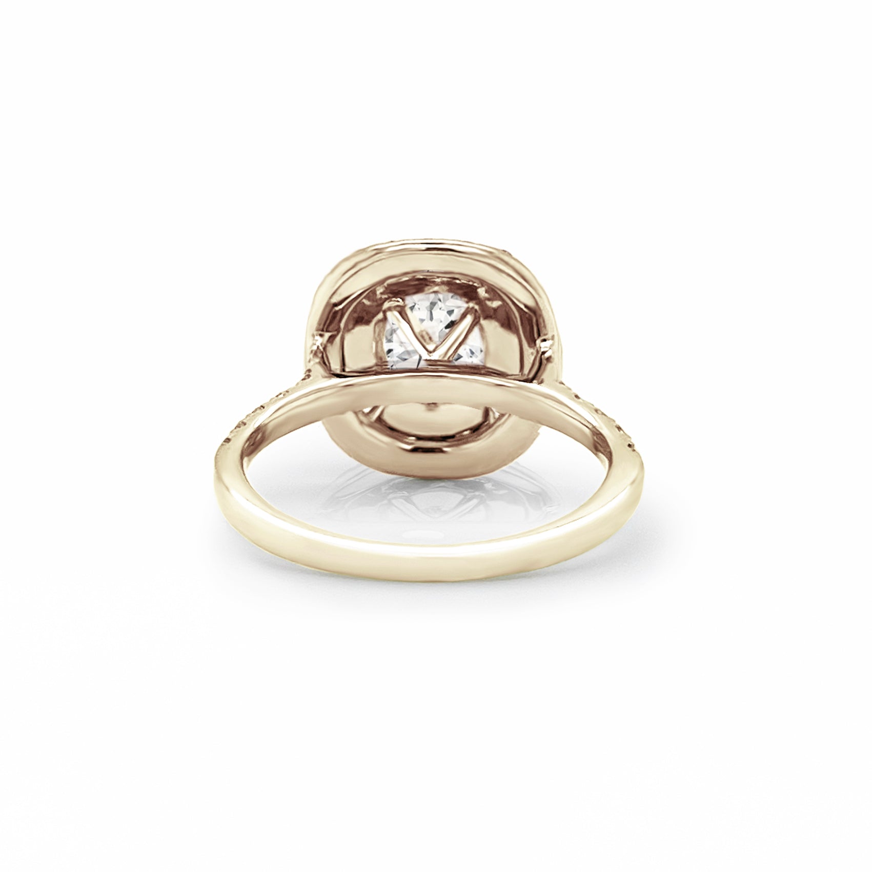 Delia Halo Diamond Engagement Ring