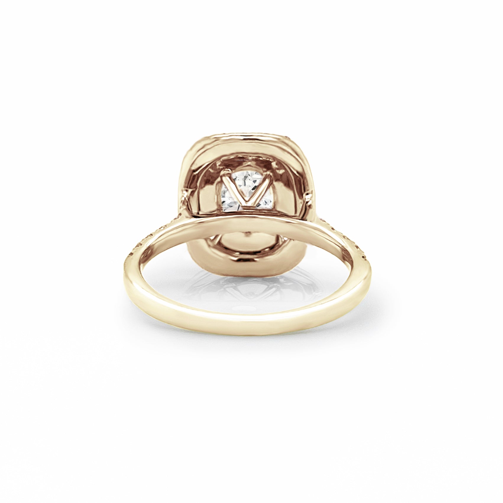 Delia Halo Diamond Engagement Ring