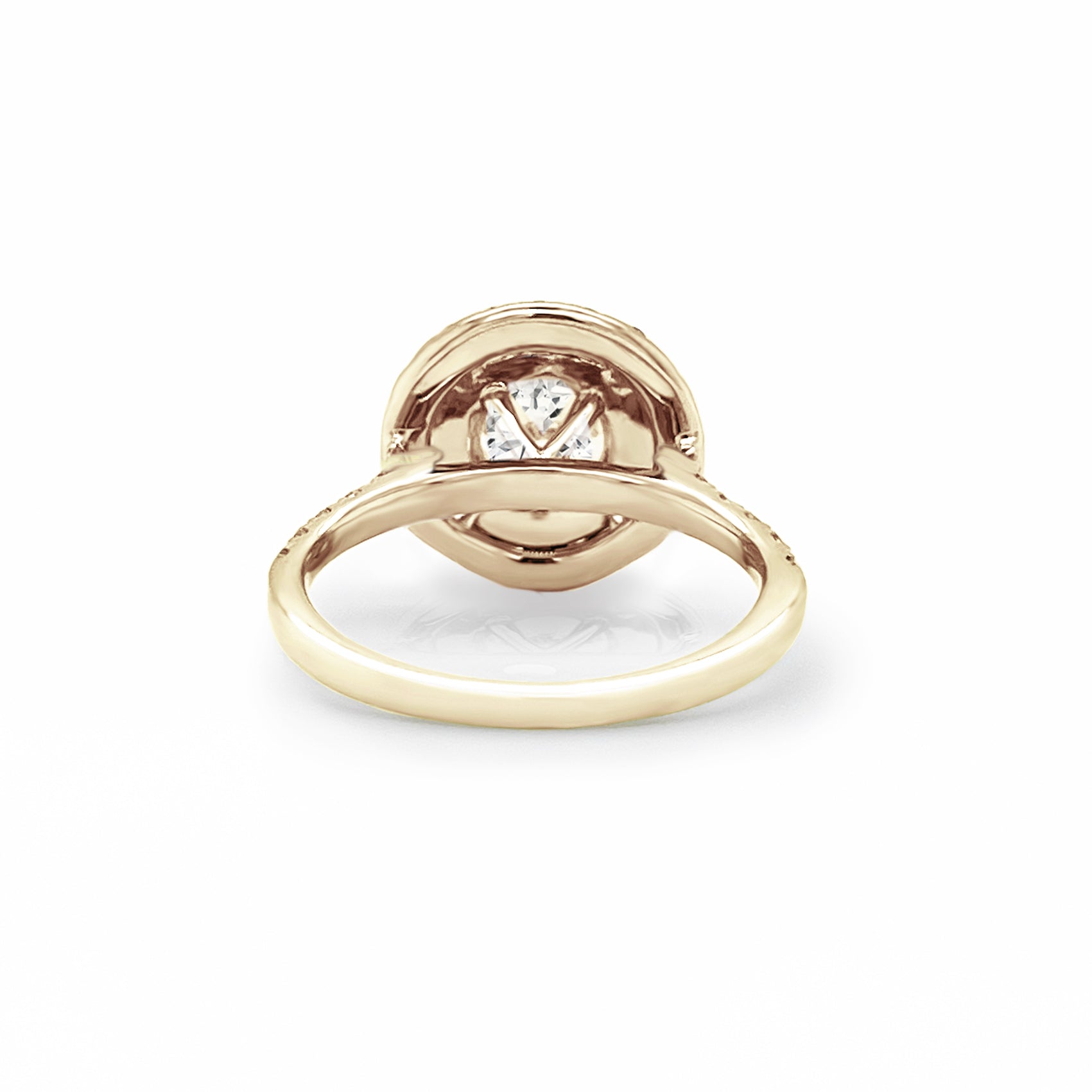 Delia Halo Diamond Engagement Ring