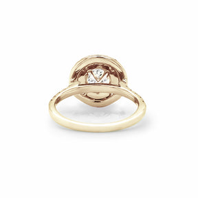 Delia Halo Diamond Engagement Ring