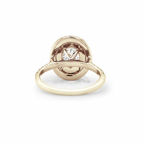 Delia Halo Diamond Engagement Ring