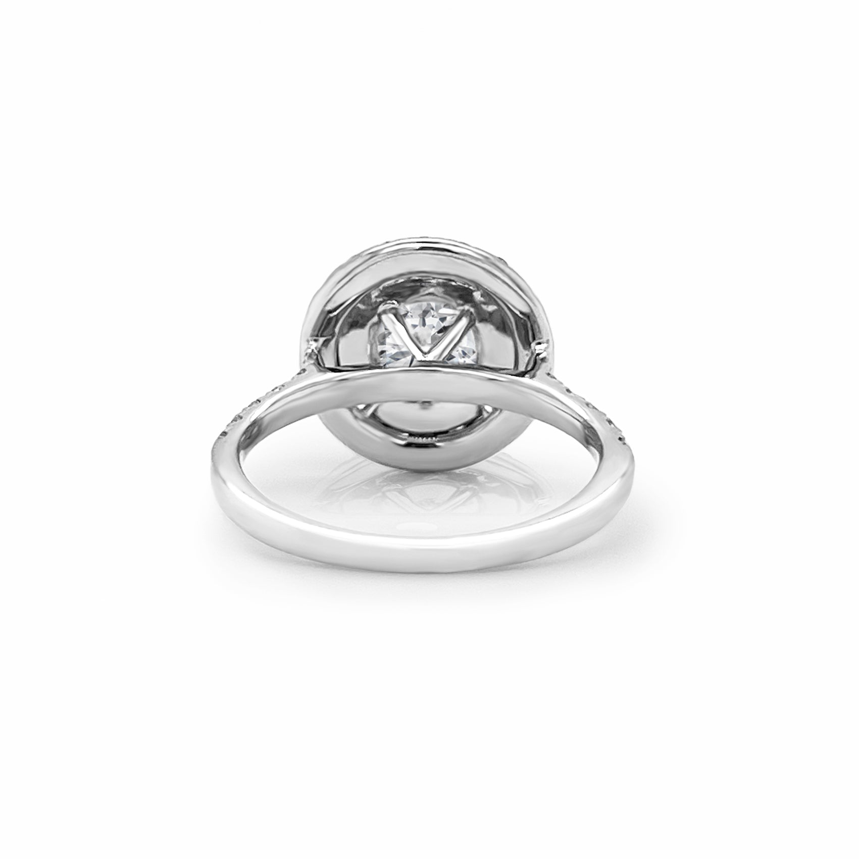 Delia Halo Diamond Engagement Ring