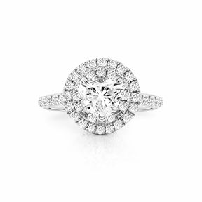 Delia Halo Diamond Engagement Ring