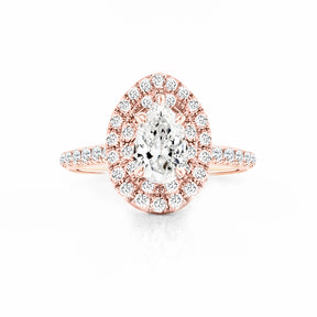 Delia Halo Diamond Engagement Ring