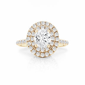 Delia Halo Diamond Engagement Ring