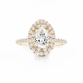 Delia Halo Diamond Engagement Ring