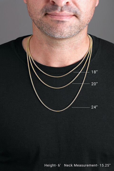 14K Gold 2.8 mm Flexible Herringbone Chain