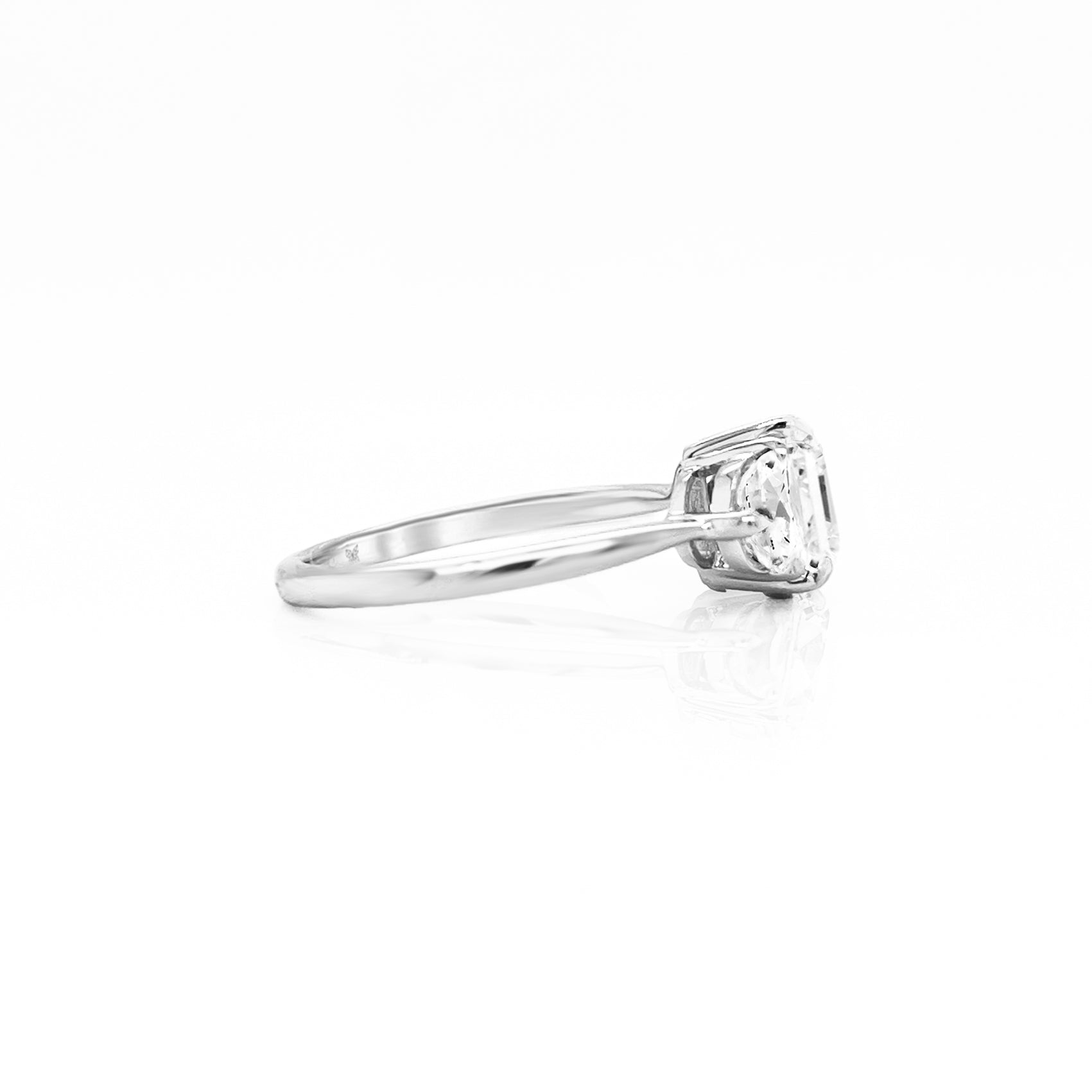 Jeannette Three Stone Diamond Engagement Ring