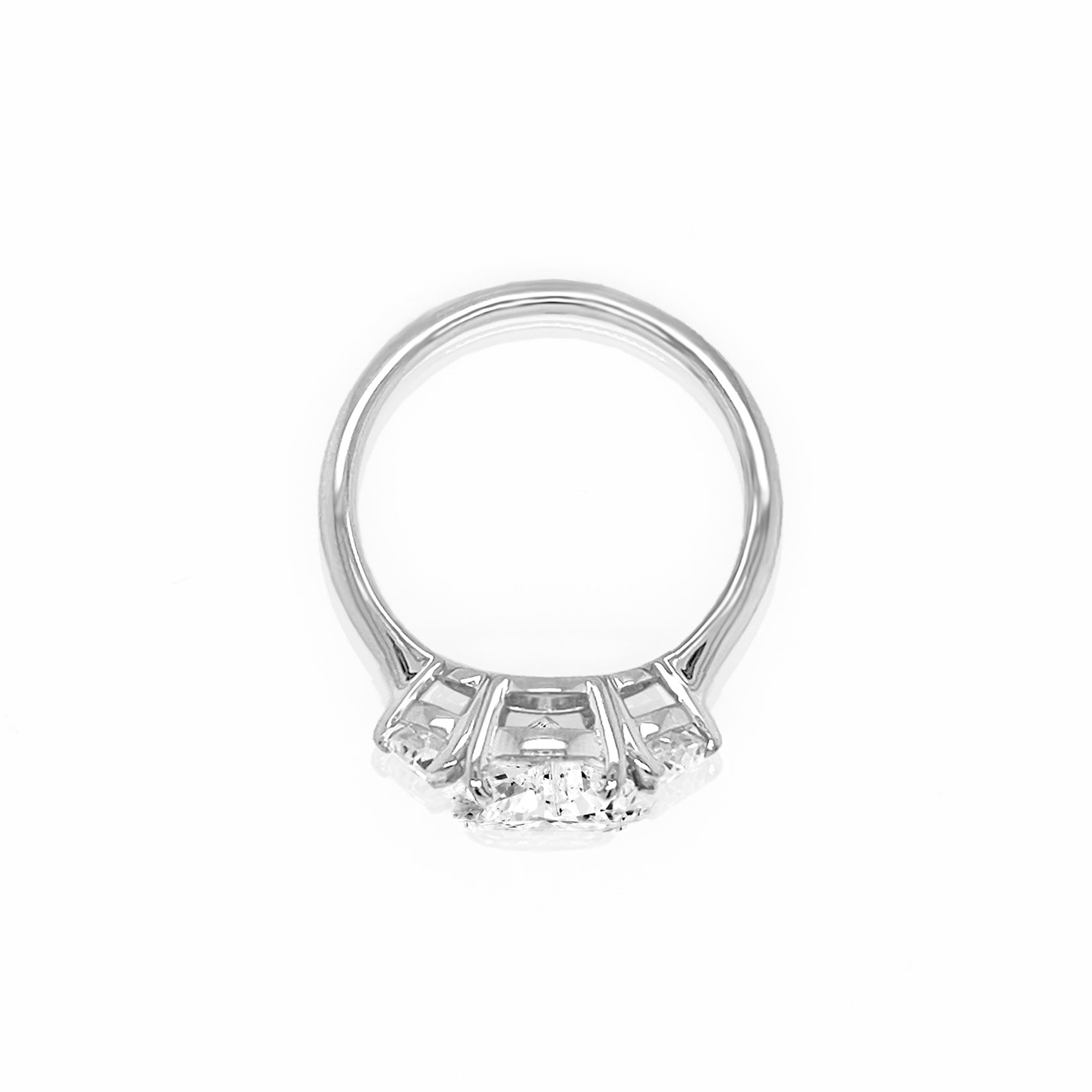 Jeannette Three Stone Diamond Engagement Ring