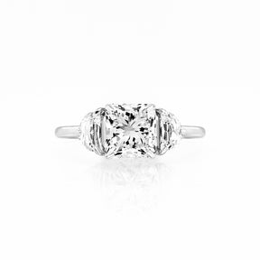 Jeannette Three Stone Diamond Engagement Ring