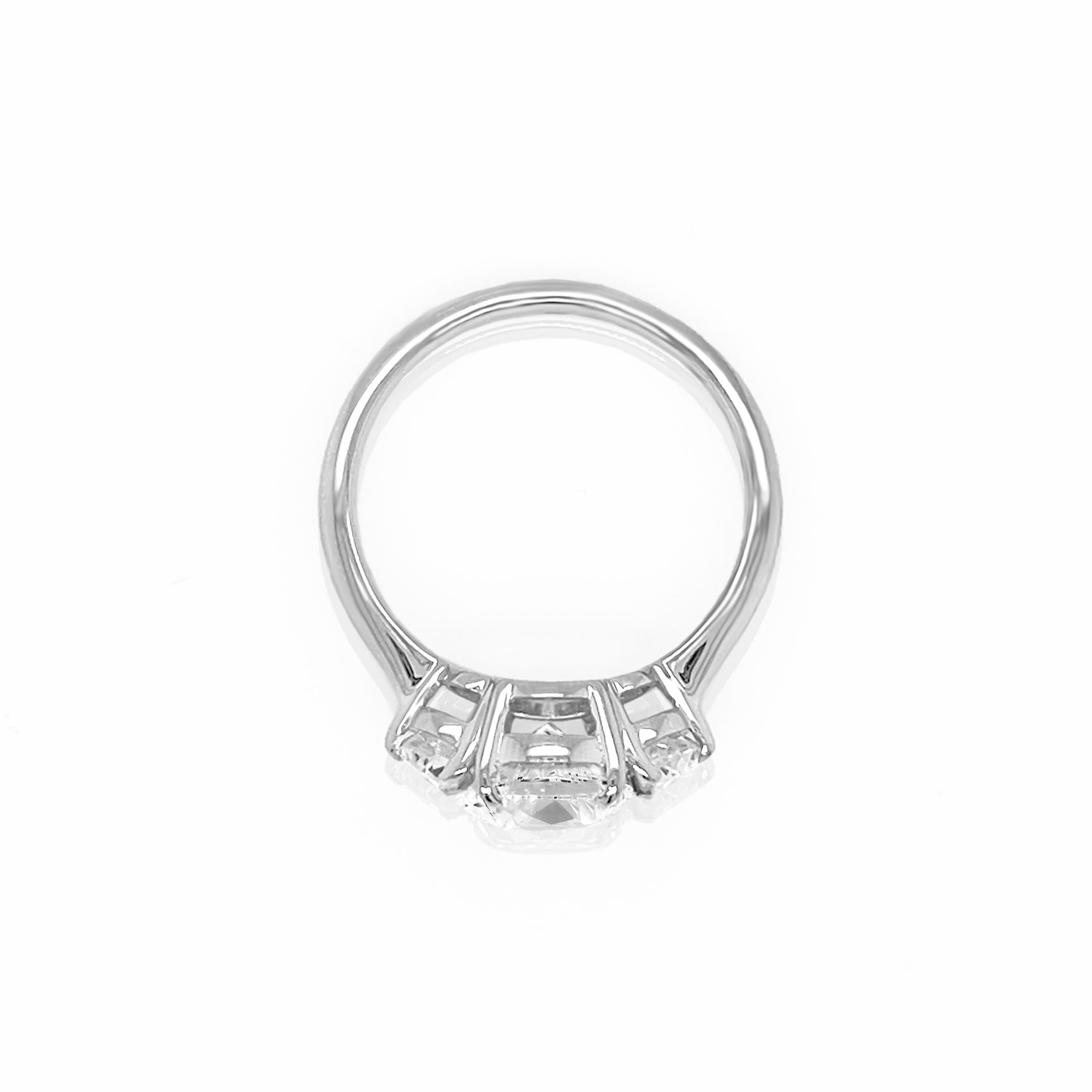 Jeannette Three Stone Diamond Engagement Ring